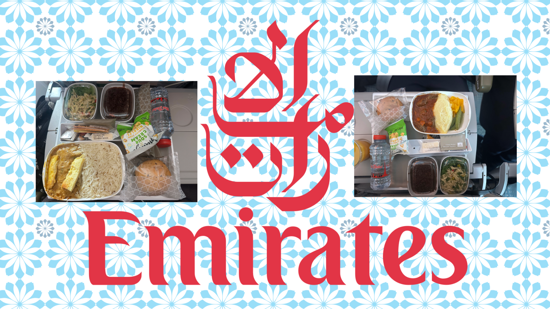 ドバイ⇨マンチェスター(機内食)