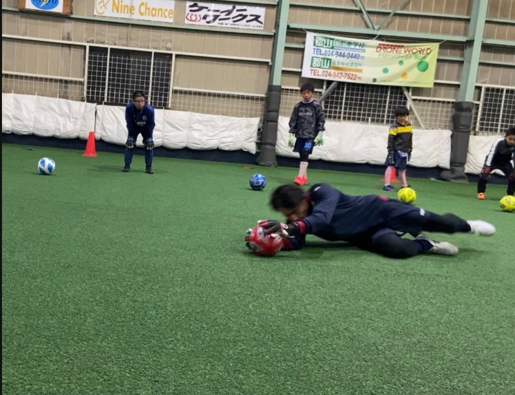 フロントダイビングの導入トレーニング