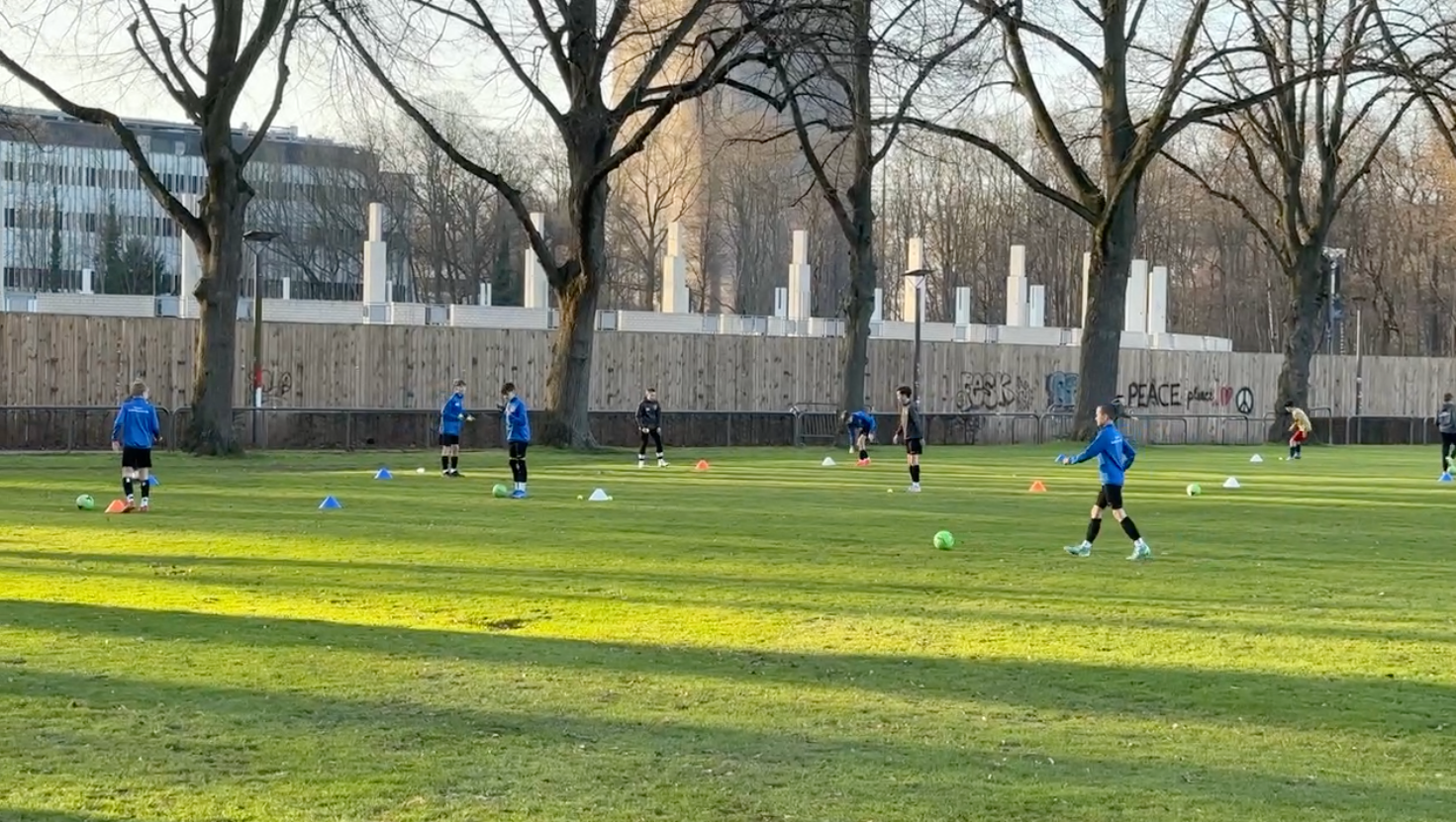 ケルン街クラブの練習風景