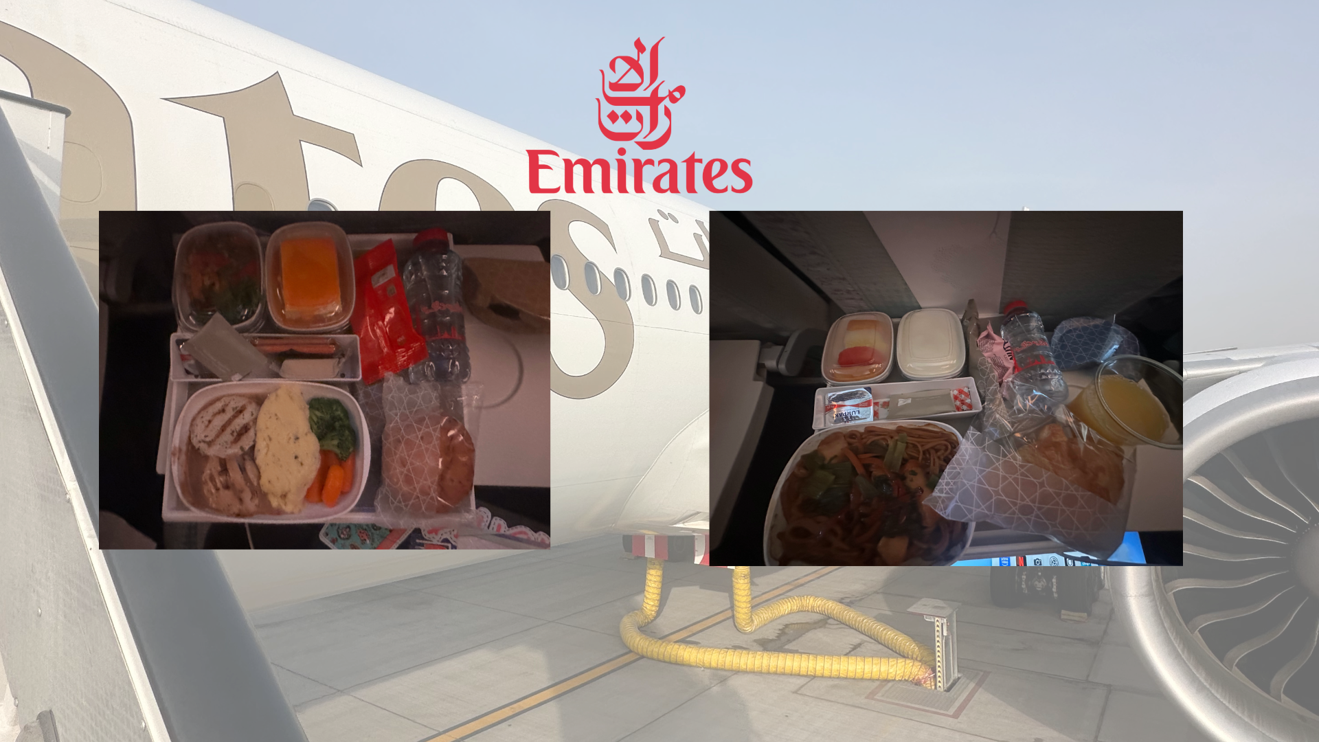 ドバイ成田機内食 帰路 イギリス遠征 Piece