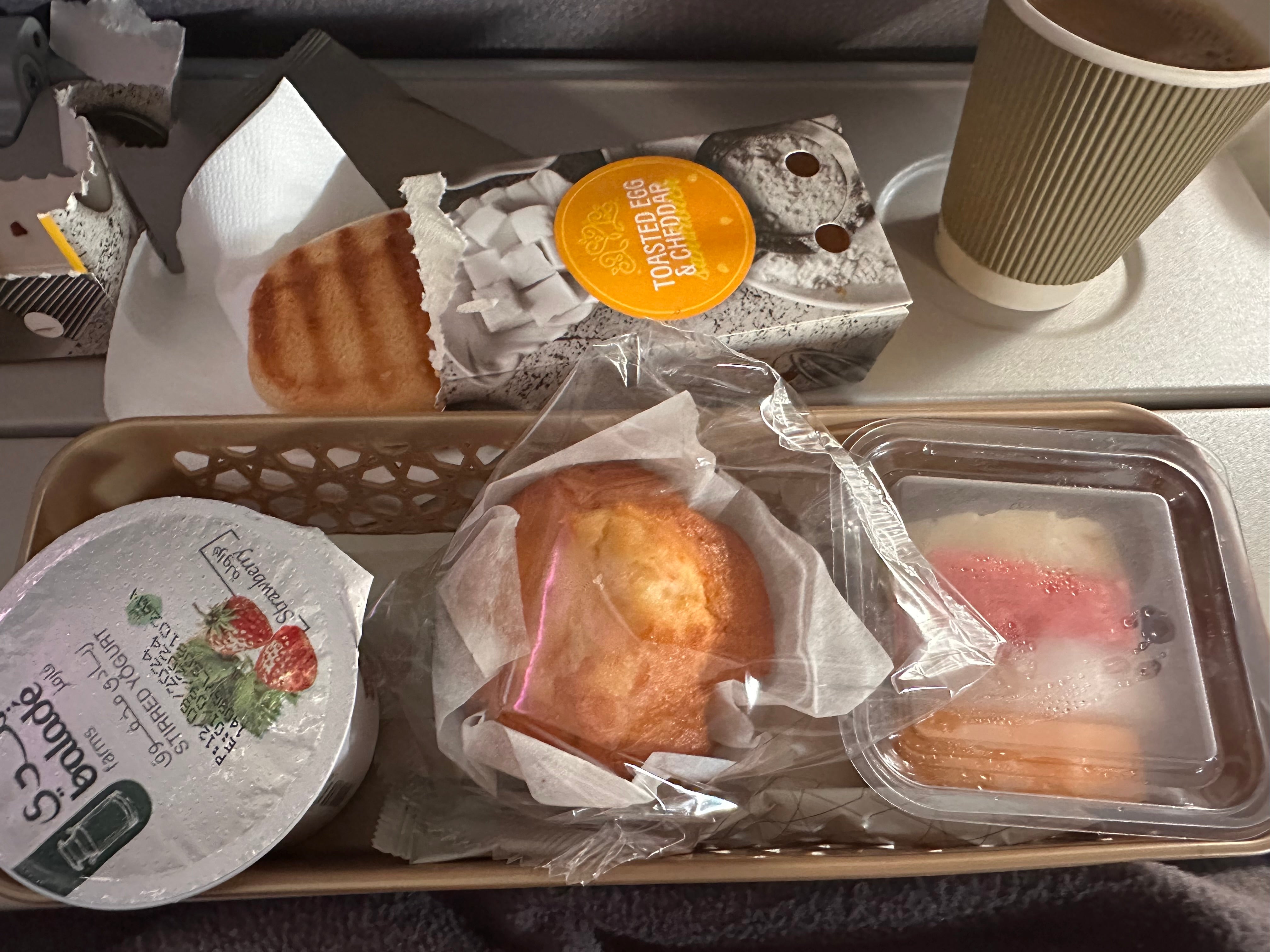 機内食(ドバイ⇨マンチェスター)