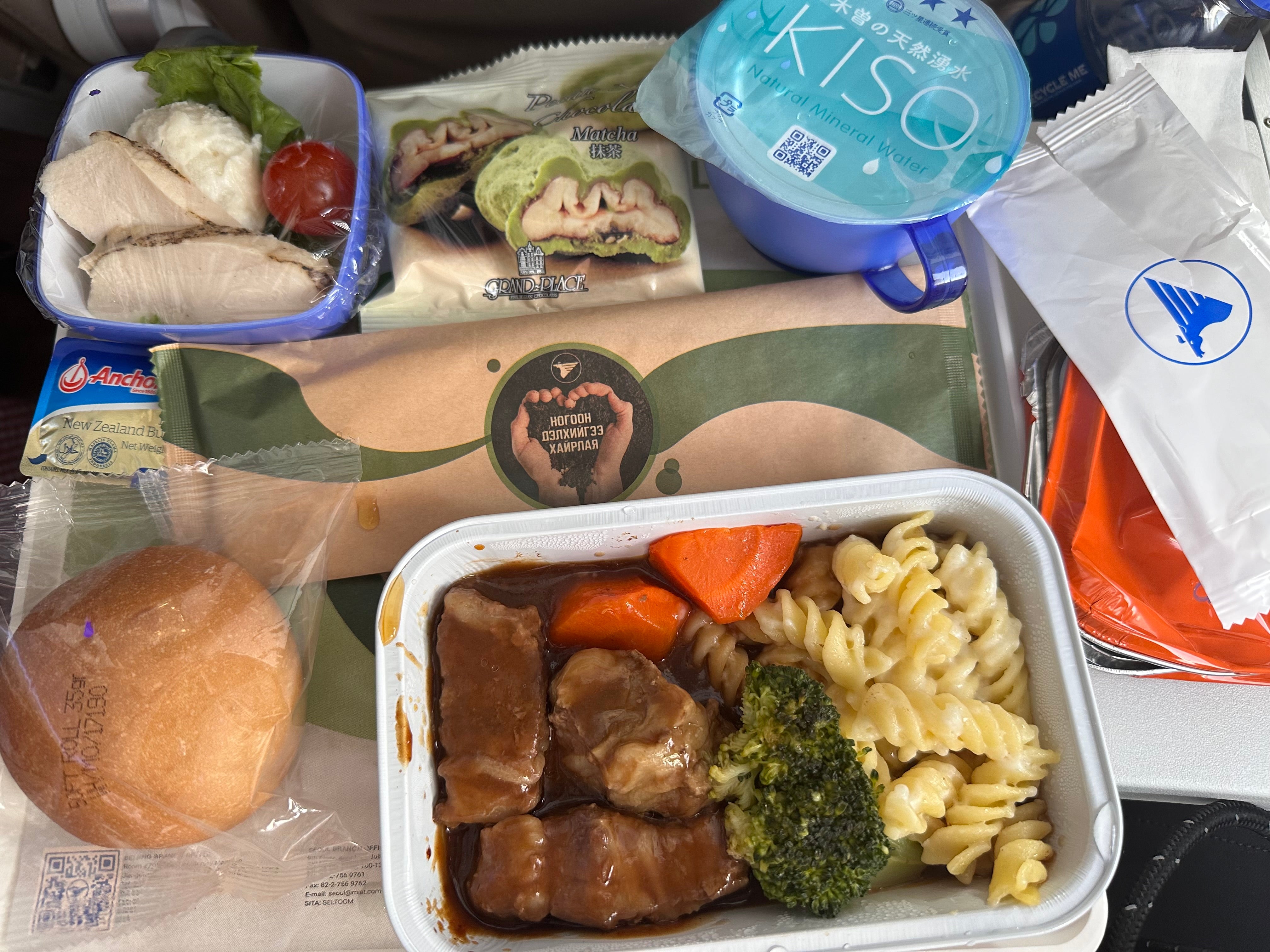 機内食(モンゴル)