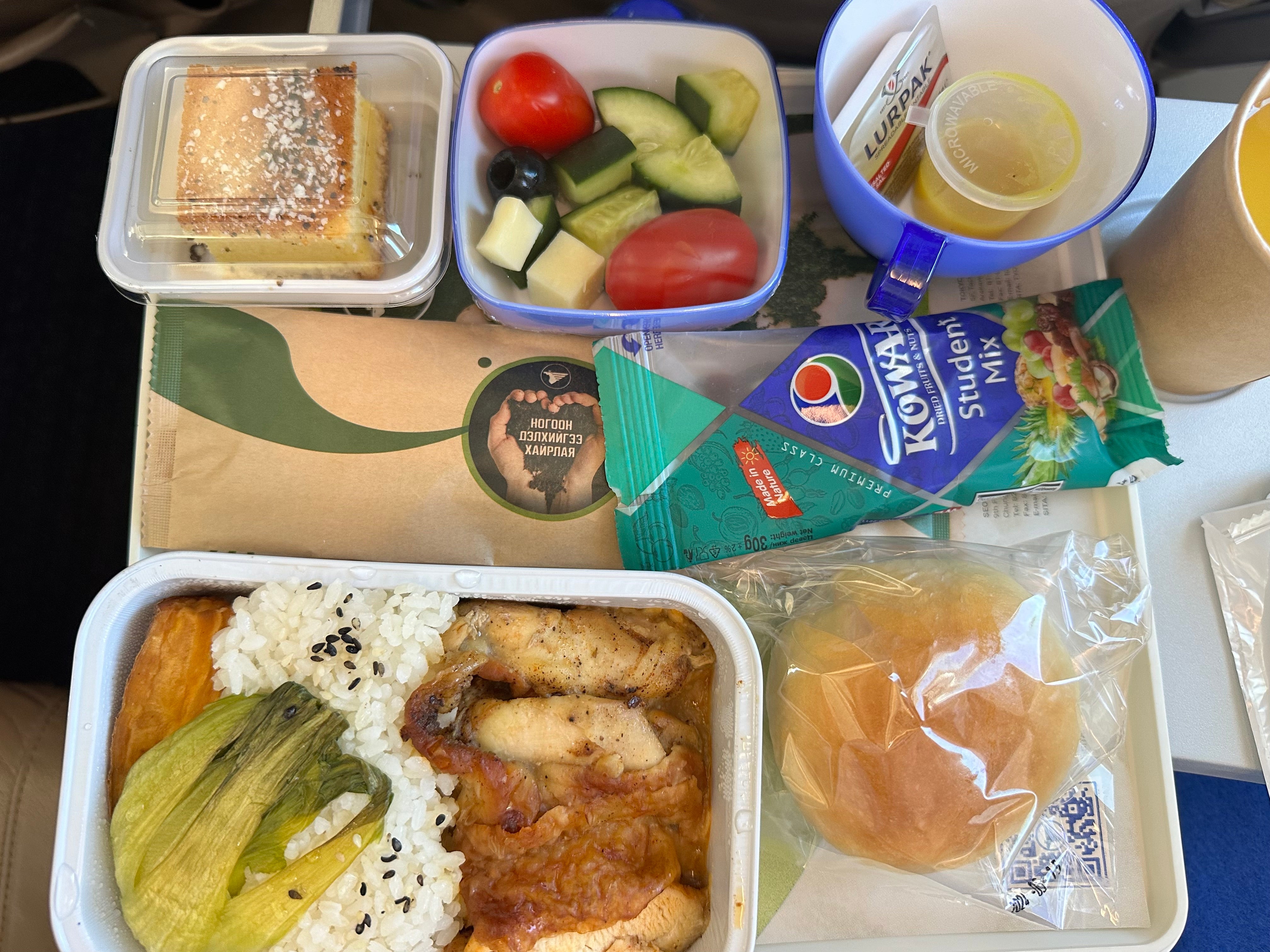 機内食🇲🇳(モンゴル)