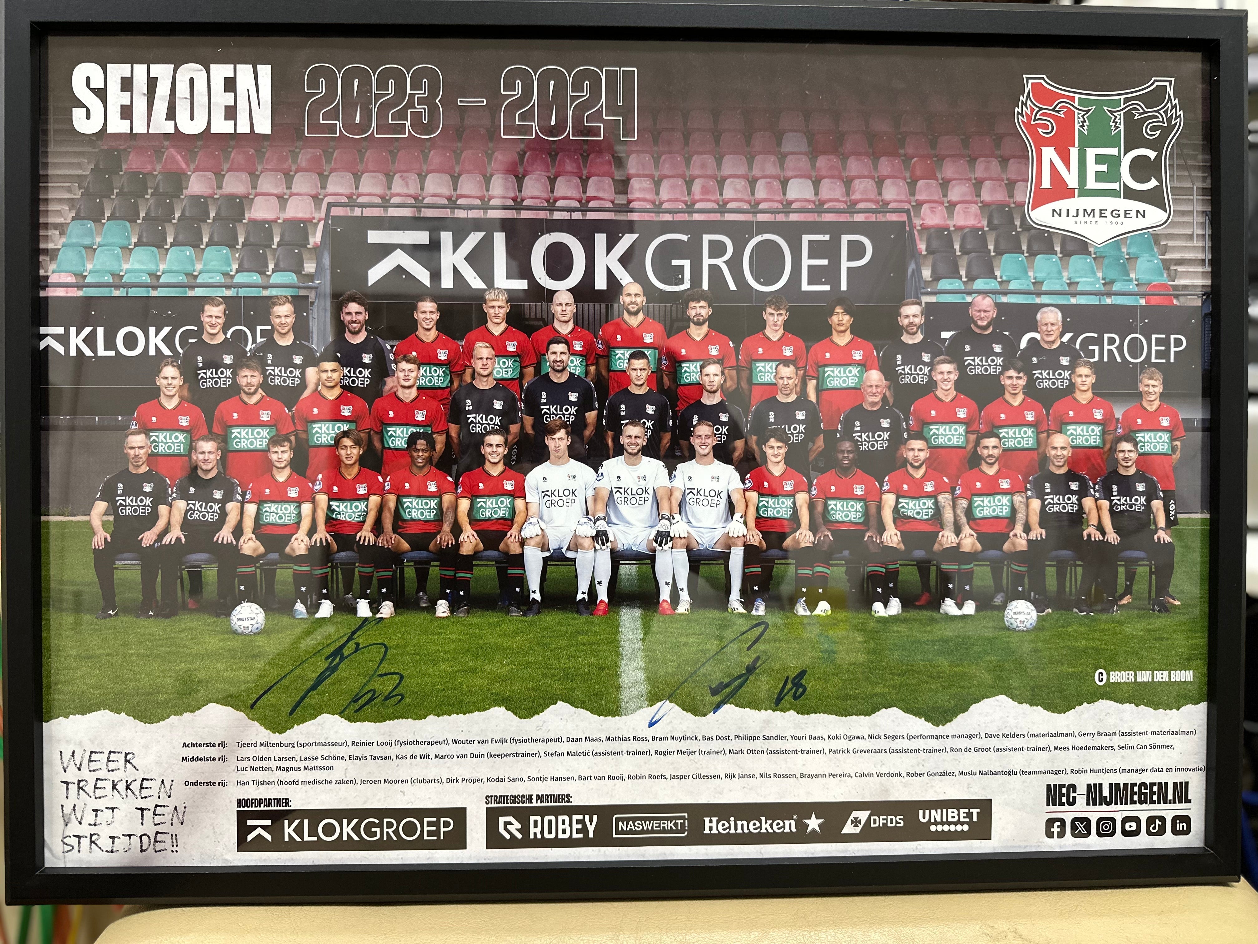 サイン書いてもらったポスター!