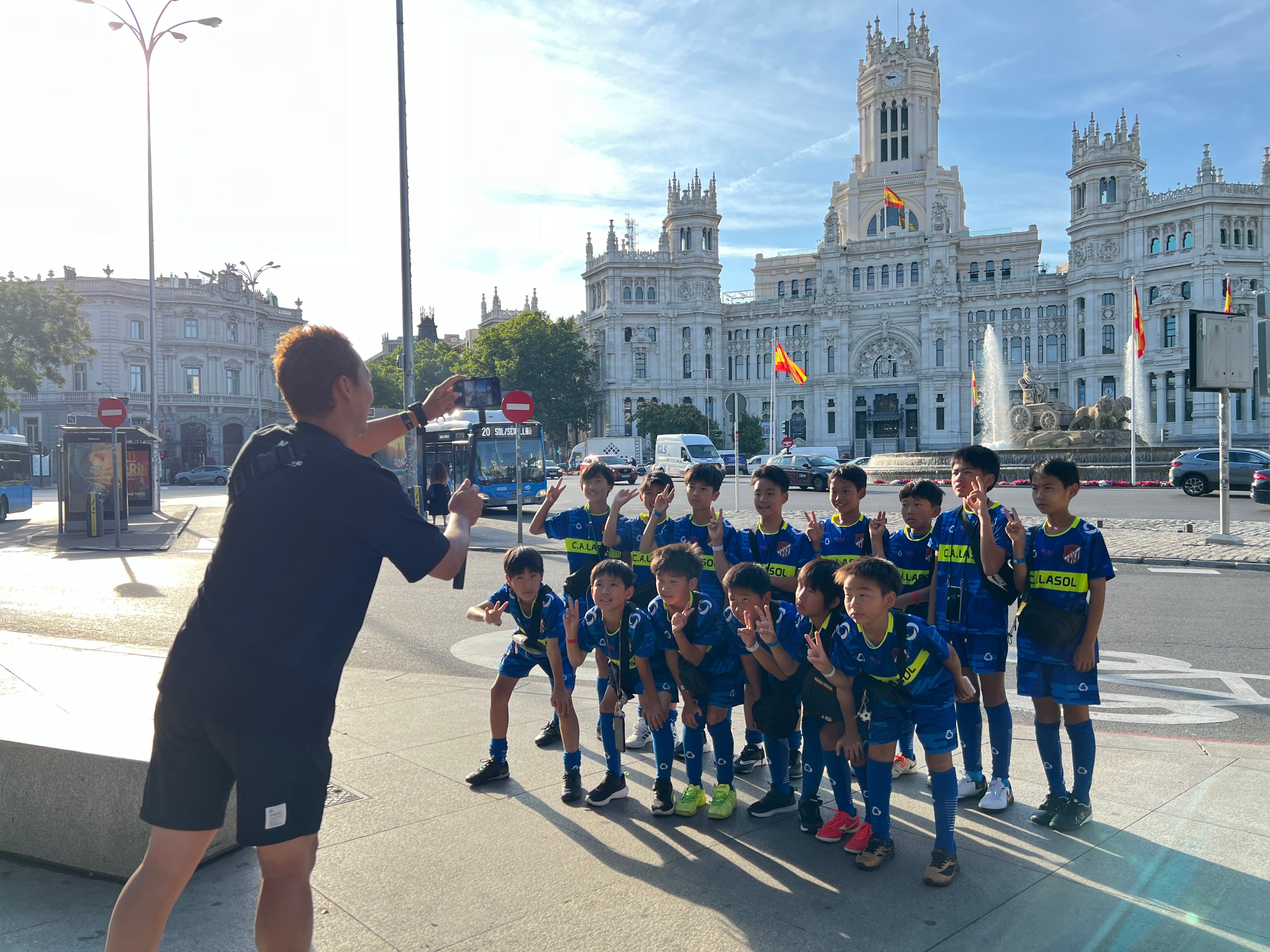 スペインでのウォーミングアップ😄