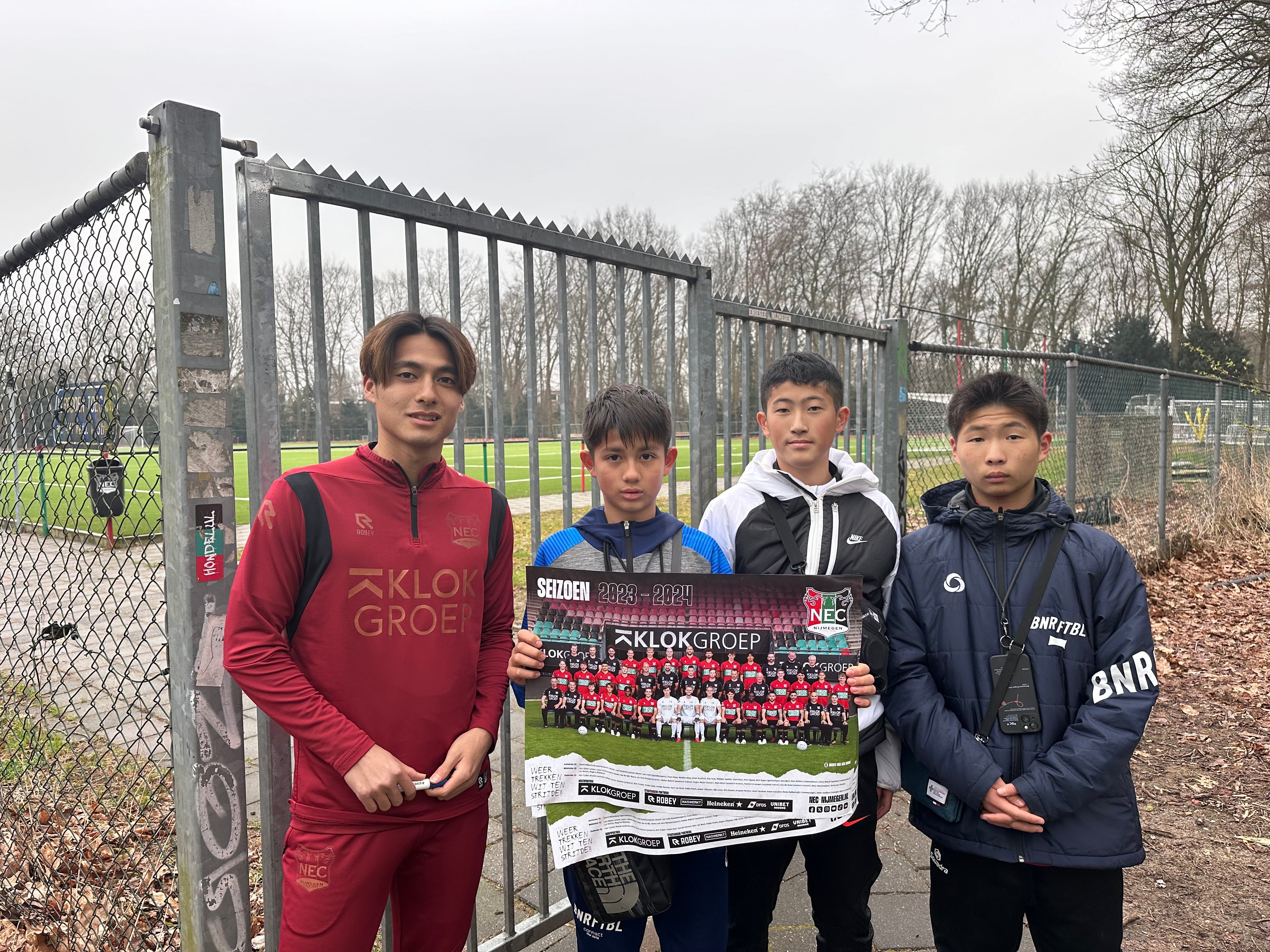 佐野航大選手と!
