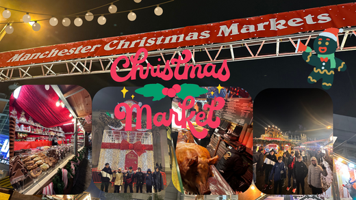 マンチェスターのクリスマスマーケット