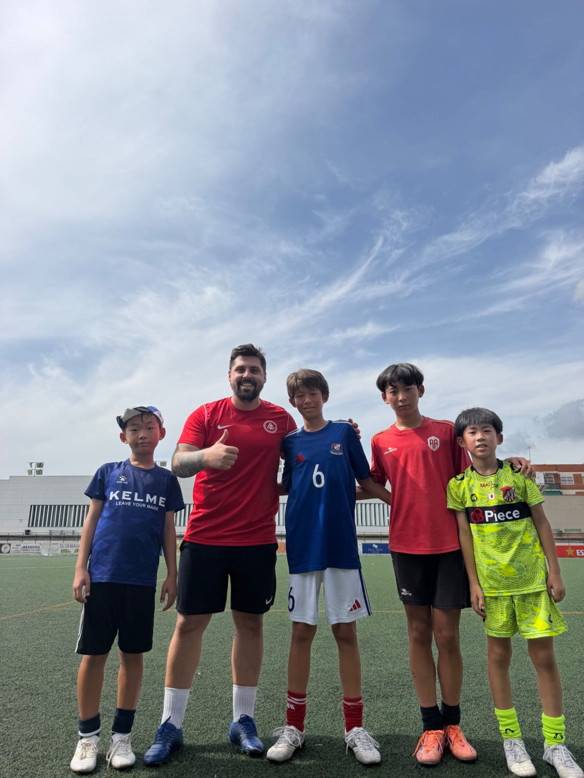 スペイン個人留学DAY4 パーソナルトレーニング後の選手たち