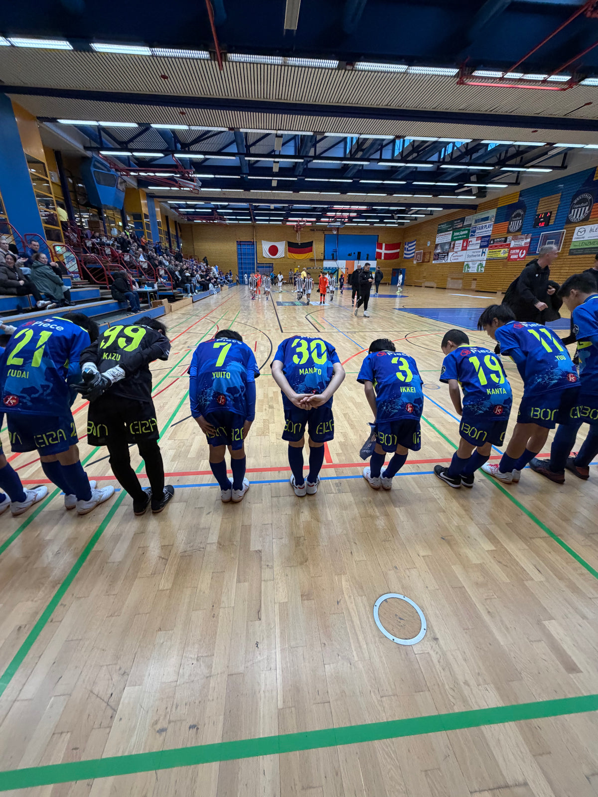 EUROCUP遠征中のジュニア選手たち