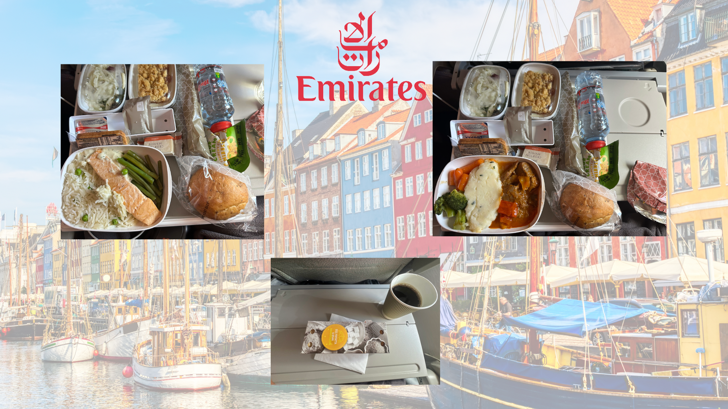 ドバイコペンハーゲン機内食 海外サッカー遠征 Piece