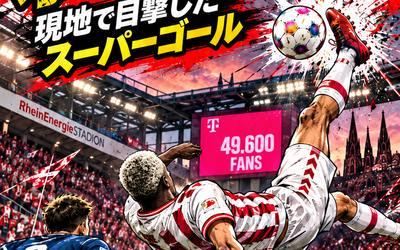 【ブンデスリーガ現地観戦】ケルン vs ホッフェンハイム｜シーズン最優秀ゴール アヘの芸術的オーバーヘッドを生で見た🇩🇪 第23節