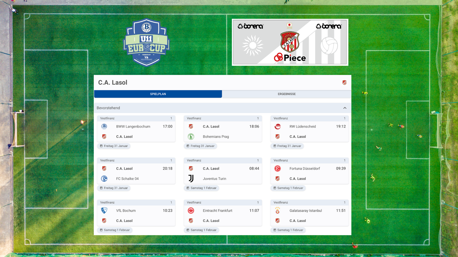 U11 EuroCup 2025 - Piece 海外留学サポート
