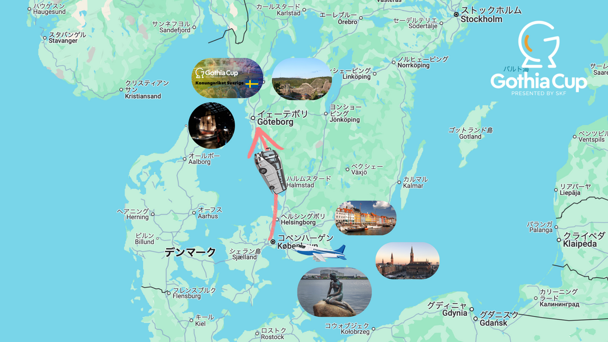 成田 → ドーハ→ コペンハーゲン→イェーテボリ